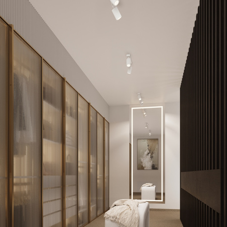 Plafond Deckenleuchte Tuba Spot 3x GU10 Weiß Carbon Deep Space SL.1544 Sollux