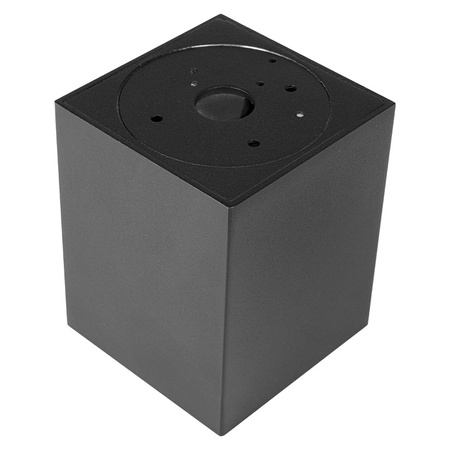 Aufputz Halogen Tuba Reflektor Spot GU10 Quadratisch Schwarz Masterled