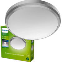 LED-Außendecken-Gartenleuchte DORIS myGarden 6W 4000K IP54 Wandleuchte Silber PHILIPS