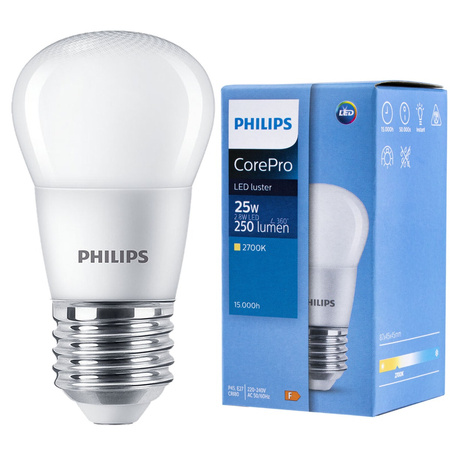 E27 LED Lampen 2,8W = 25W 250lm 2700K Warm PHILIPS