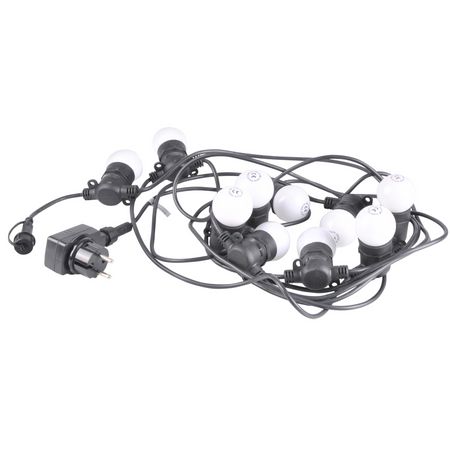 Garten Girlande Außenlichterkette PARTY 6,2m 10xE27 LED 6W 3000K GOLDLUX (Polux)