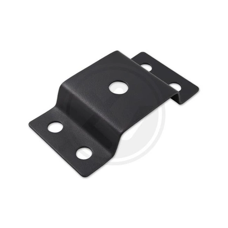 HALTERUNG für eine SOLAR-Straßenlaterne MONTAGE an einem schwarzen Masterled-Rohr