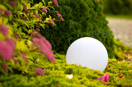 Gartenkugel SOLAR LAMPA für den Gartenboden LED RGB 20cm + Fernbedienung