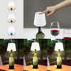 Tischlampe Nightstopper für Weinflaschen USB CCT 3 Farben SALCO Weiß LUMILED