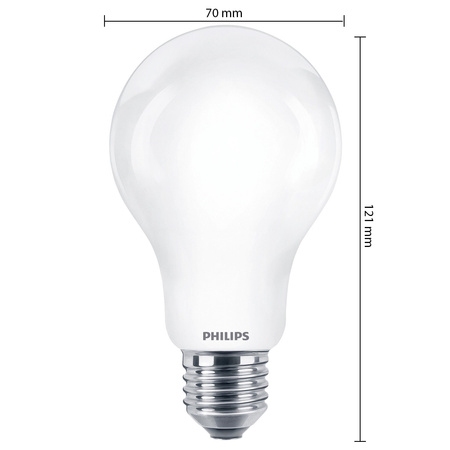 LED-Lampe E27 A67 13W = 120W 2000lm 2700K Warm 200° PHILIPS Classic