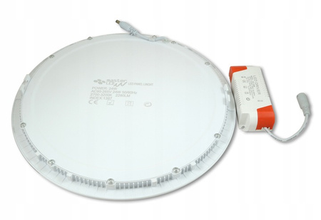 LED-Panel-Deckenleuchte 24W 1920lm 4000K neutralweiß Einbau Rund Weiß Proma Masterled