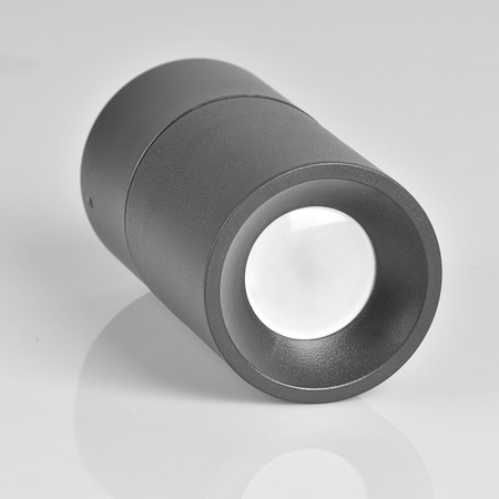 Anbauleuchte ASTRA GU10 Tuba Gelenkig 360° Beweglich Rund Schwarz GOLDLUX