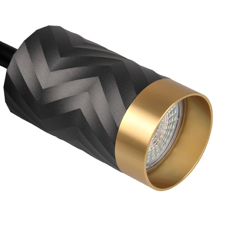 GU10 Schwarzgold ARRAS Sanico Goldlux Wand- und Deckenstrahler