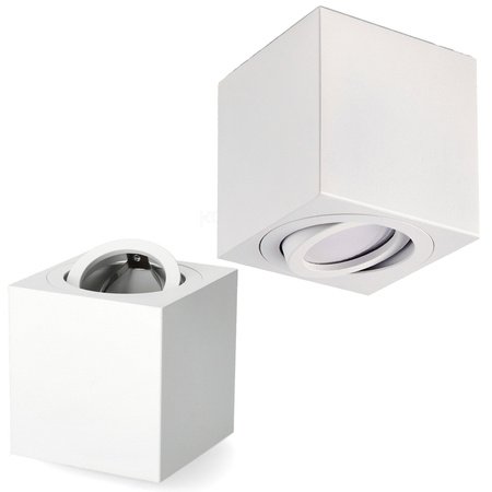 Aufbauleuchte OH37 SQUARE GU10 KOBI WHITE