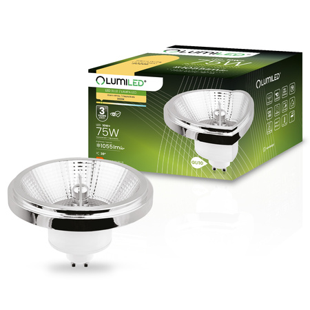 LED Lampen GU10 ES111 10W = 75W 1055lm 3000K Warm 38° LUMILED