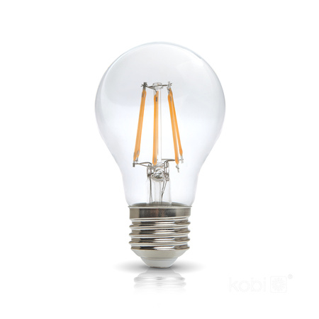 LED-Lampe E27 Ball 12W 1521lm 3000K Warm 360° Filament Line Kobi