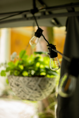 Outdoor Garten Girlande Lichterkette 10m 10xE27 LED 1,3W Kobi