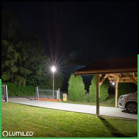 LED-Straßenlampe LUXOS2 Industrie-Straßenleuchte 100W 14000lm 4000K IP65 ALS LUMILED
