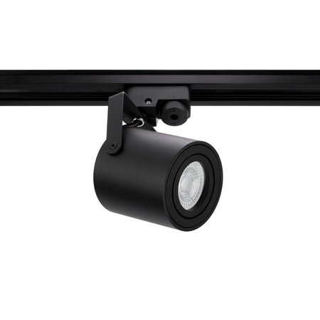 GU10 Mattschwarze Schienenstrahlerlampe für einphasige Schienen