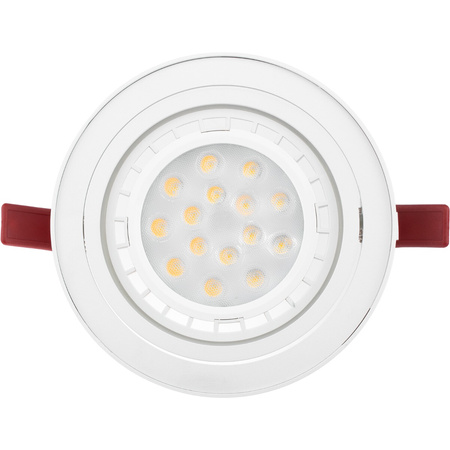 Einbaustrahler beweglich GU10, ES111 Rund Weiß CAPRI + LED GU10, ES111 15W 3000K LUMILED