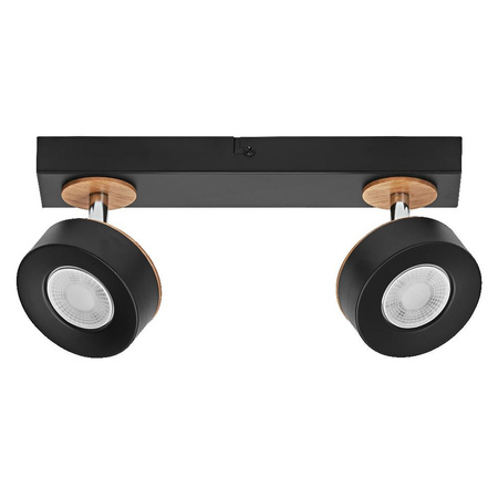 LED-Decken-Wandleuchte Wandmontage-Aufbauleuchte 9.6W 615lm CCT Dekorativer Schwarzer Spot Pluto Ledvance