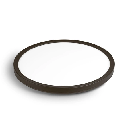 Plafond LED-Deckenleuchte Aufbauleuchte 18W 2000lm 4000K Neutral Schwarz Videx