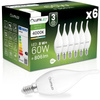 6x LED Lampen E14, Glühbirne BA35 8W = 60W 806lm 180° 4000K neutral LUMILED