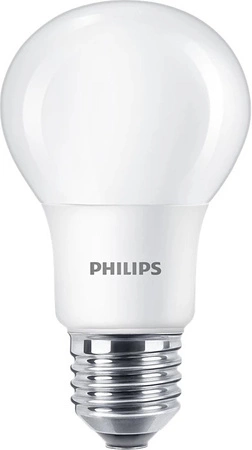 Set mit 2x LED-Lampe E27 A60 4,9W = 40W 470lm 2700K Warm 200° PHILIPS