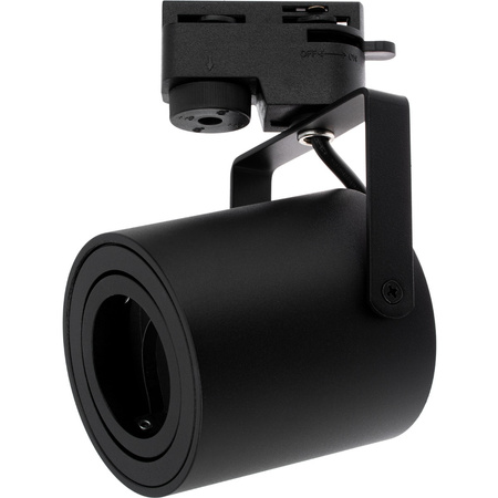 Beleuchtung Stromschienen Kit 1.5m +3x LED Stromschienen Reflektor Lampe GU10 Schwarz Matt