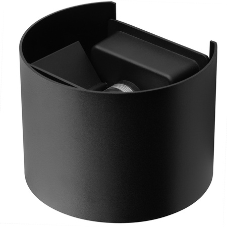 Garten Wandleuchte LED G9 Verstellbar Rund Oben Unten Schwarz PYXIS LUMILED