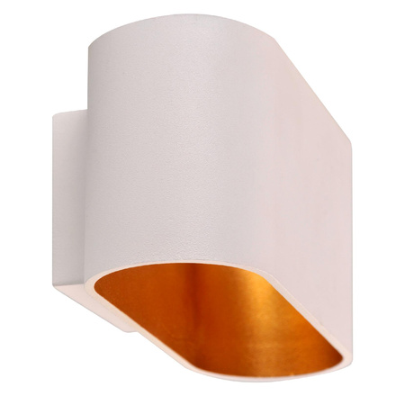 Wandleuchte Außenfassadenleuchte G9 Weiß Gold Elissa Sanico Goldlux