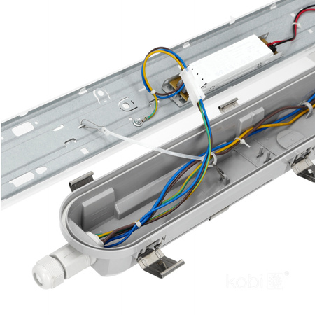 LED-Hermetische Langfeldleuchte 70W 12000lm 4000K neutral IP66 150cm NEXFORCE Kobi