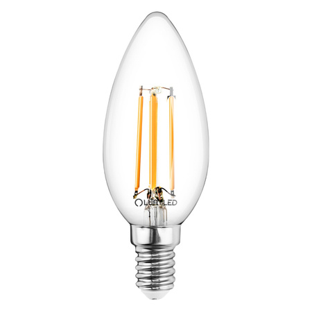 LED Lampen E14 B35 2W = 25W 249lm 4000K Neutral 360° Glühfaden LUMILED