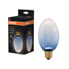 LED-Lampe E27 Oval Frost 3.5W 300lm 2700K Warm Dekorativ Blau Osram