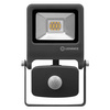 LED Fluter 10W 800lm 3000K IP65 Grau mit Bewegungssensor LEDVANCE Flutlicht Endura