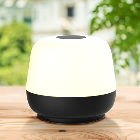 Dekorative LED-Tischlampe für den Außenbereich 1.8W 160lm 2700K Warm Black IP44 Dimmbar Samba Sanico Goldlux