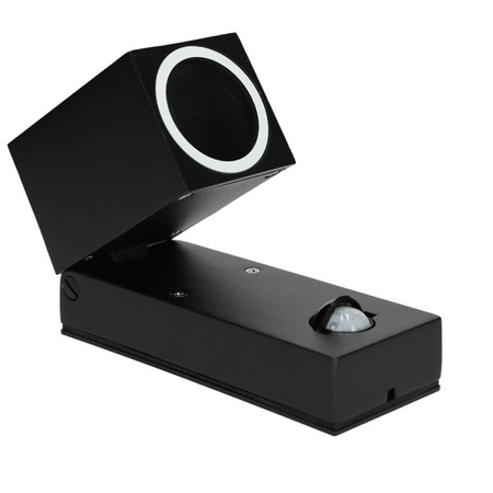 LED-Gartenleuchte QUAZAR 15 LxGU10 IP44 KOBI Schwarzer Sensor