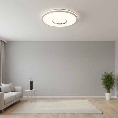 LED Deckenleuchte Leon 36W 2160lm 49cm GOLDLUX (Polux) + Fernbedienung