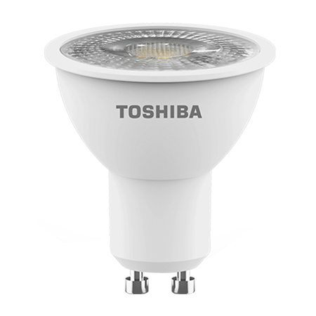 LED-Halogenlampe GU10 4W = 50W 345lm 3000K warmes Spotlicht TOSHIBA