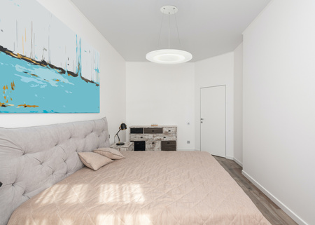 Modische Hängelampe Deckenleuchte MIKELI 17W 4000K WEISSGOLDLUX (Polux)