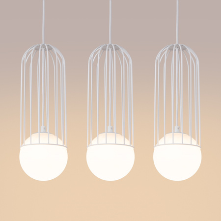 BRINA 3L 3xG9 Weiß Modern SOLLUX Decke Pendelleuchte