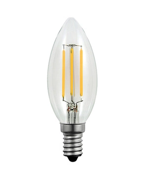 E14 B35 LED Lampen 3,7W = 20W 175lm 2200K Warm 360° GOLDLUX (Polux) Dekorativ