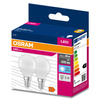 2x LED Lampe E14 P45 4,9W = 40W 470lm 4000K Neutral 200° OSRAM VALUE