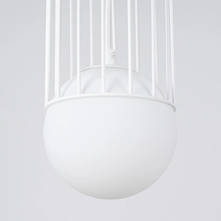 BRINA 1 G9 Weiß Modern SOLLUX Pendelleuchte für die Decke