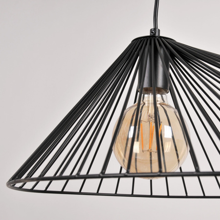 E27 Schwarz Aurora Sanico Hängende Deckenleuchte Goldlux