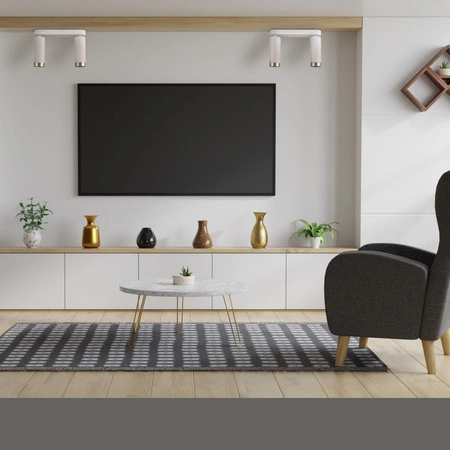 Wand- und Deckenstrahler Leuchte 2x GU10 Weißgold FADO Sanico Goldlux