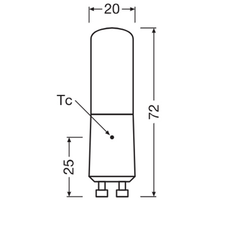 LED GU10 6.5W 806lm 2700K Warm Dimmbar OSRAM Glühbirne