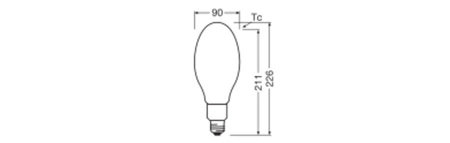 LED-Lampe E27 32.4W = 125W 6000lm 4000K Neutral 360° IP65 HQL Ledvance