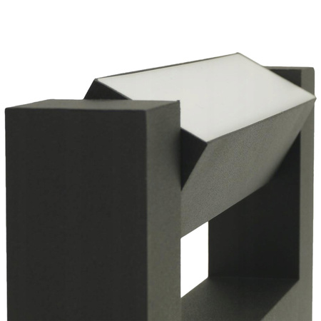 Lampe über dem Spiegel LOVIS Wandmontierte LED-Badezimmer-Wandleuchte 12W 840lm Schwarz Neutral 60cm IP44 360°