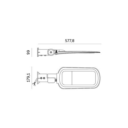 LED-Parkleuchte VESPA 60W 8400lm 4000K KOBI