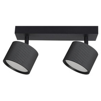 Spot Tuba Deckenleuchte Reflektor Halogenleuchte 2x GX53 Moving Black Orbin Masterled