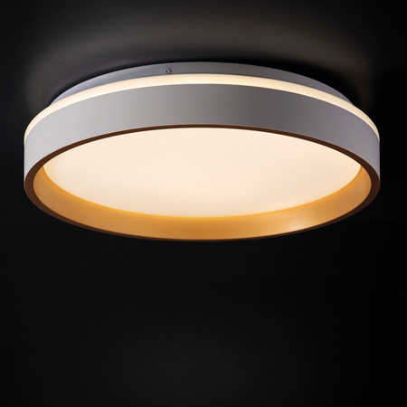 LED Plafond SOLN Deckenleuchte 17,5W Weiß-Gold KANLUX