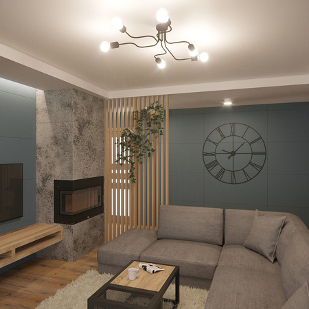 HECTOR Deckenleuchte 6xE27 Kronleuchter Weiß Industrial SOLLUX