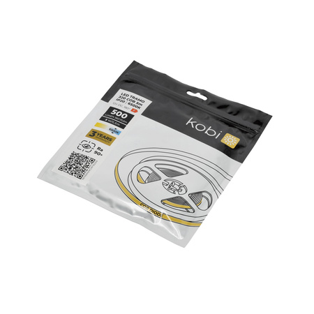 LED-Streifen 5W 500lm 6500K Cold 1600LED 12V 5m CRI90 Tramo Premium Kobi