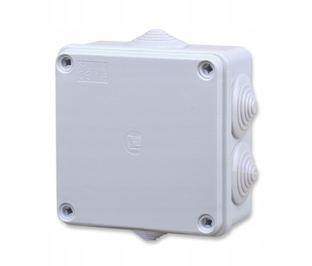 Aufputz-Installationsdose hermetisch S-BOX 106 100 x 100 x 50 IP65 6 PAWBOL-Drosseln